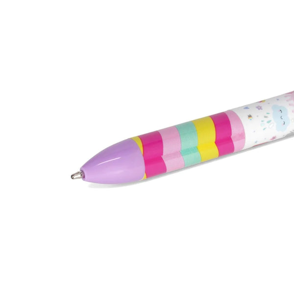 Legami Click & Clack Two-Colour Ballpoint Pen - Unicorn