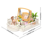 Robotime Rolife DIY Mini Model Kit, Super Creator Extension - Sunny Break Terrace