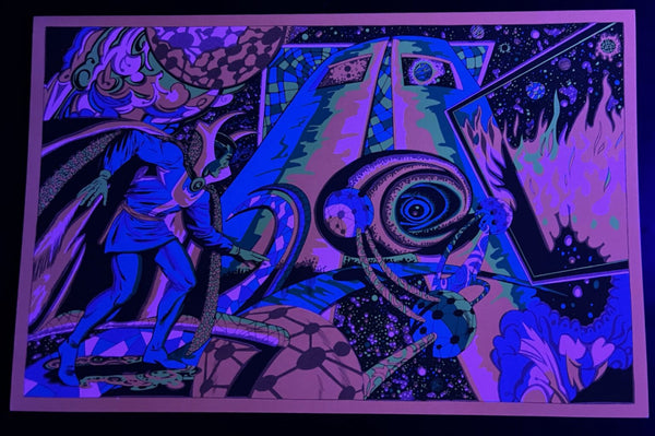 Abram Books - Marvel Classic Black Light Notecard Set
