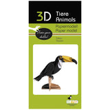 Fridolin 3D Animals Paper Model - Toucan