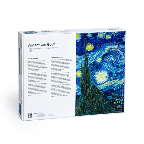 Today Is Art Day Puzzle 1000pc Van Gogh: Starry Night