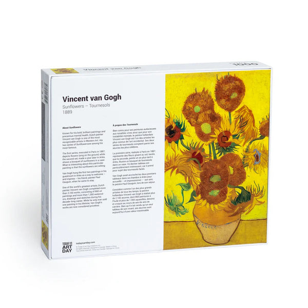 Today Is Art Day Puzzle 1000pc Van Gogh Sunflowers