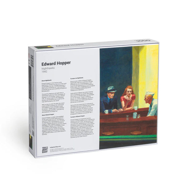 Today Is Art Day Puzzle 1000pc Edward Hopper: Nighthawks