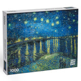 Today Is Art Day Puzzle 1000pc Van Gogh: Starry Night Over Rhône