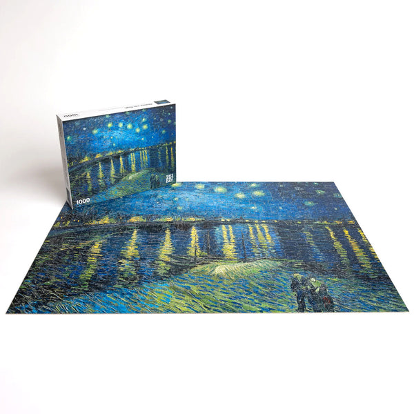 Today Is Art Day Puzzle 1000pc Van Gogh: Starry Night Over Rhône