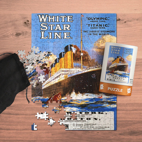 Today Is Art Day Puzzle 300pc RMS Titanic - White Star Line Poster