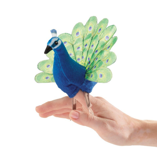 Folkmanis Finger Puppet - Peacock