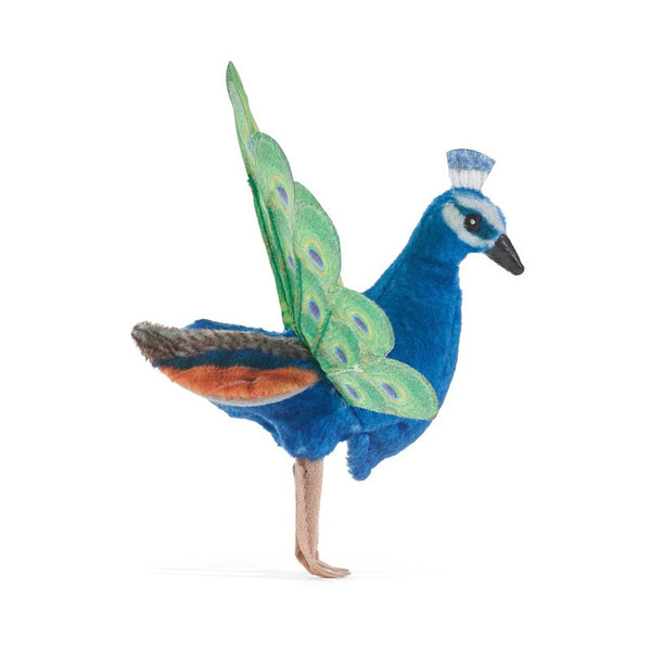 Folkmanis Finger Puppet - Peacock