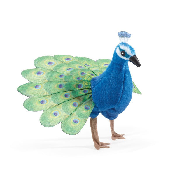 Folkmanis Finger Puppet - Peacock