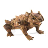 Folkmanis Hand Puppet - Horned Lizard