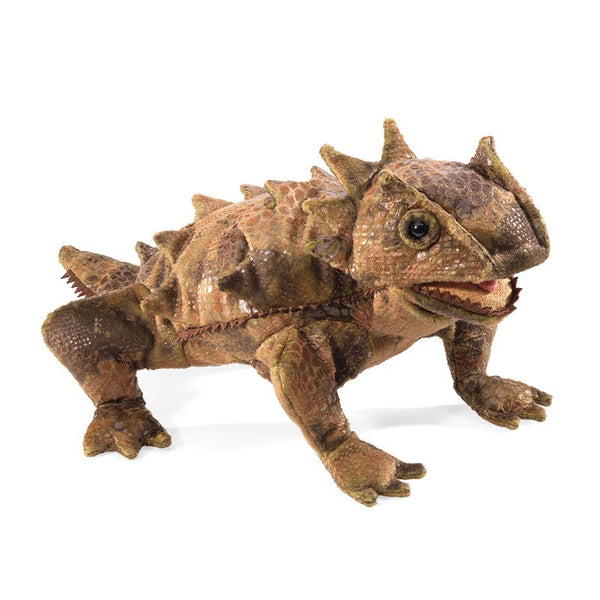Folkmanis Hand Puppet - Horned Lizard