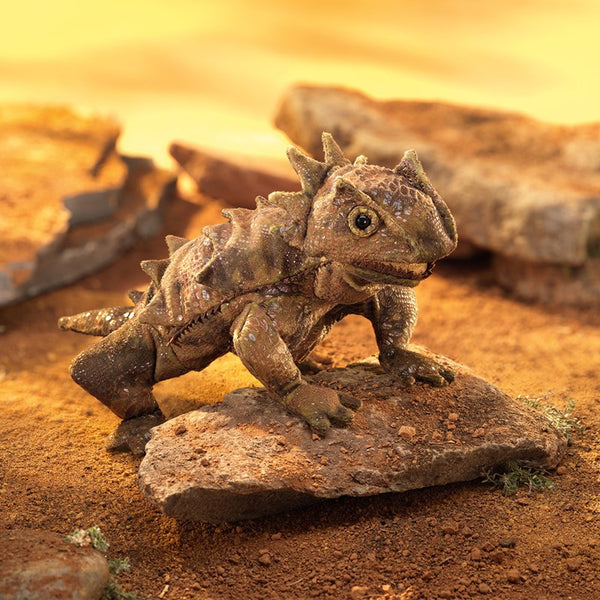 Folkmanis Hand Puppet - Horned Lizard