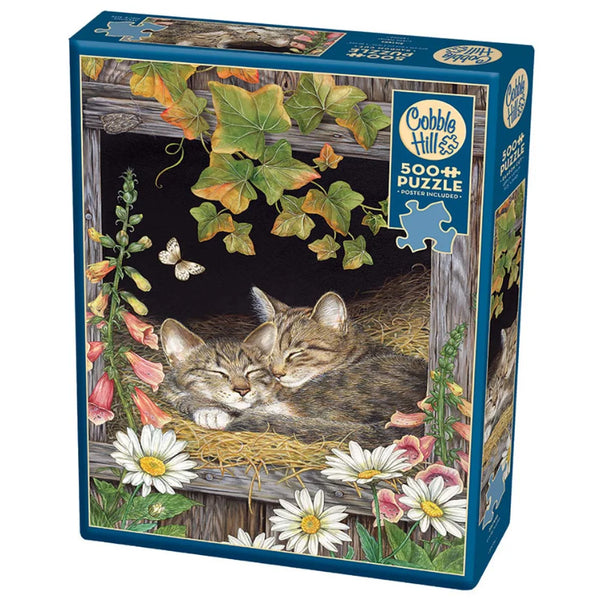 Cobble Hill 500pc Puzzle - Cat Sisters