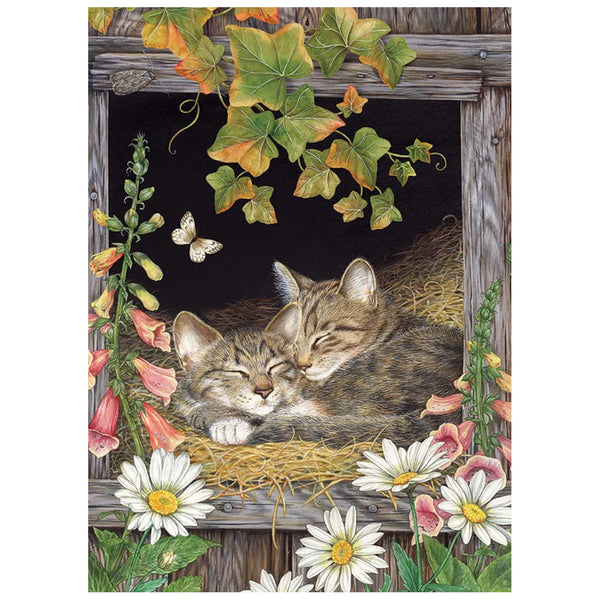 Cobble Hill 500pc Puzzle - Cat Sisters