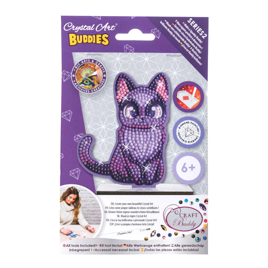 Craft Buddy DIY Crystal Art Buddies Figurine - Cat