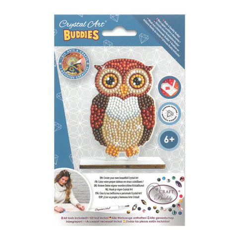 Craft Buddy DIY Crystal Art Buddies Figurine - Owl