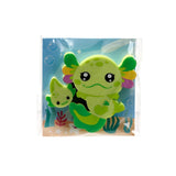 Puckator Eraser Set 2pc Axolotls, Assorted
