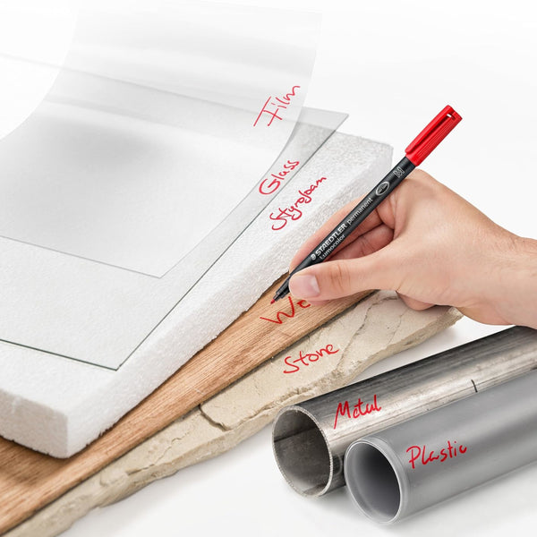 Staedtler Lumocolor Permanent Marker Red - Medium