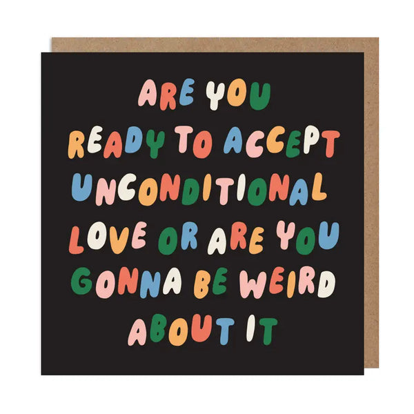 Betiobca Greeting Card, Unconditional Love