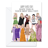 Jaybee Design Greeting Card - Happy Birth-Tay! Best Era Yet