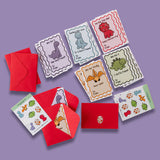 Jaybee Design Valentines Card Set 20pk Dinosaurs
