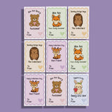 Jaybee Design Valentines Card Set 20pk Woodland Animals