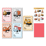 Jaybee Design Valentines Card Set 20pk Construction Vehicles