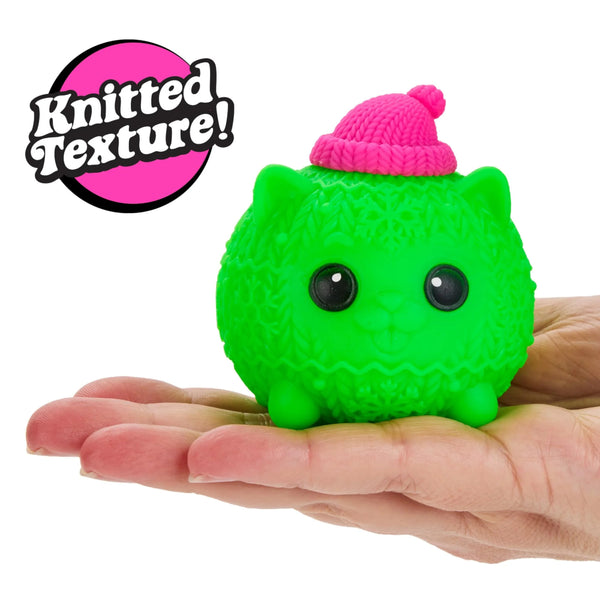 Schylling NeeDoh Squishmas Knittens, Assorted Colours