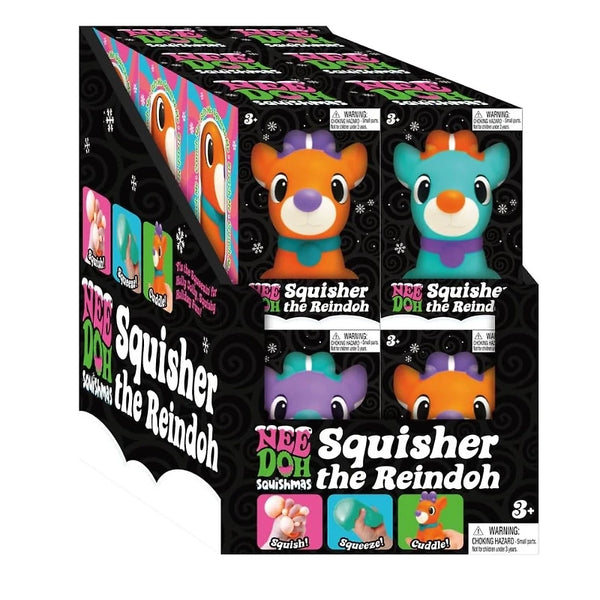 Schylling NeeDoh Squisher the Reindoh, Assorted Colours
