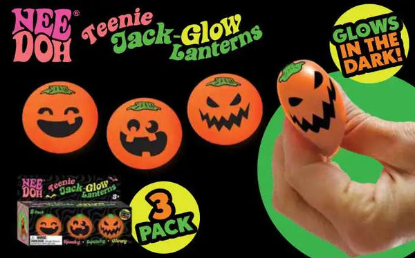 Schylling NeeDoh Teenie JackGlow Lanterns 3pk