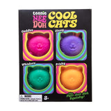 Schylling NeeDoh Teenie Cool Cats 4pk