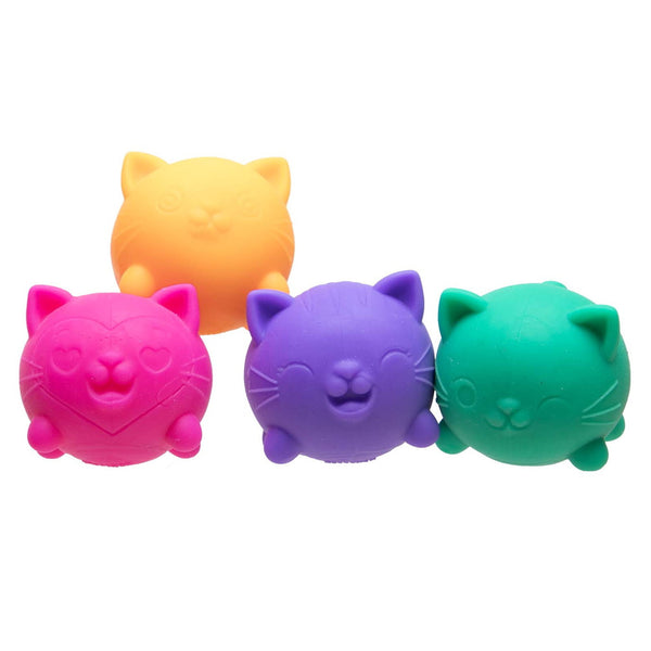 Schylling NeeDoh Teenie Cool Cats 4pk