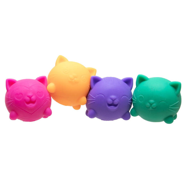 Schylling NeeDoh Teenie Cool Cats 4pk