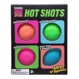 Schylling NeeDoh Teenie Hot Shots 4pk