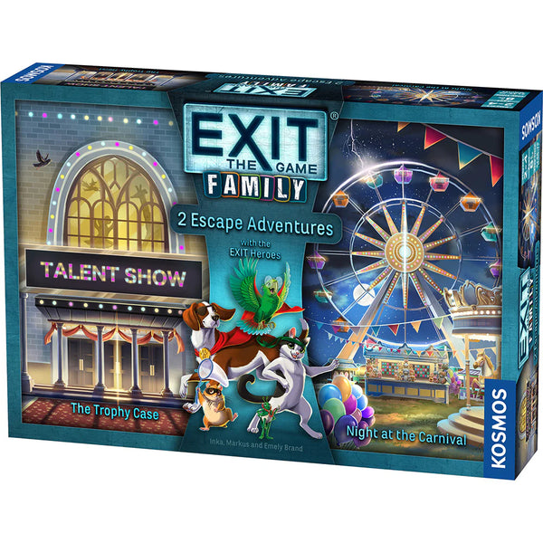 Thames & Kosmos EXIT: The Game, Family - The Trophy Case & Night at the Carnival