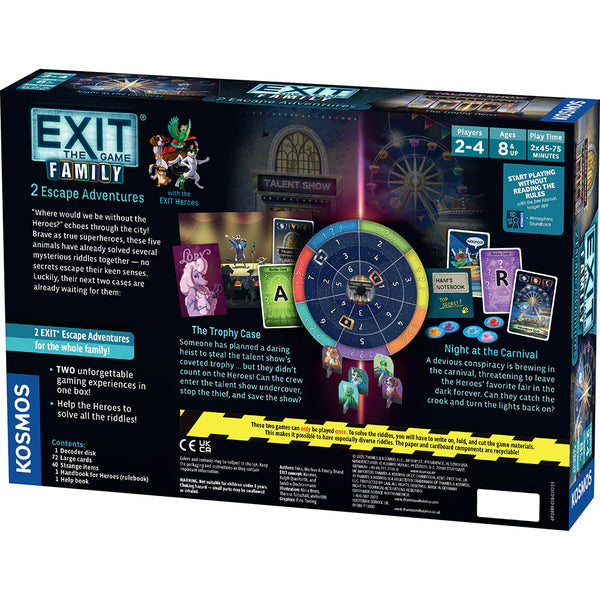 Thames & Kosmos EXIT: The Game, Family - The Trophy Case & Night at the Carnival