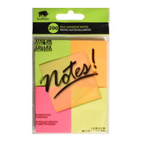 Buffalo Sticky Notes Pads Set 4pk 1.5x2" Neon Colours