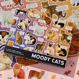 Brass Monkey 1000pc Puzzle - Moody Cats