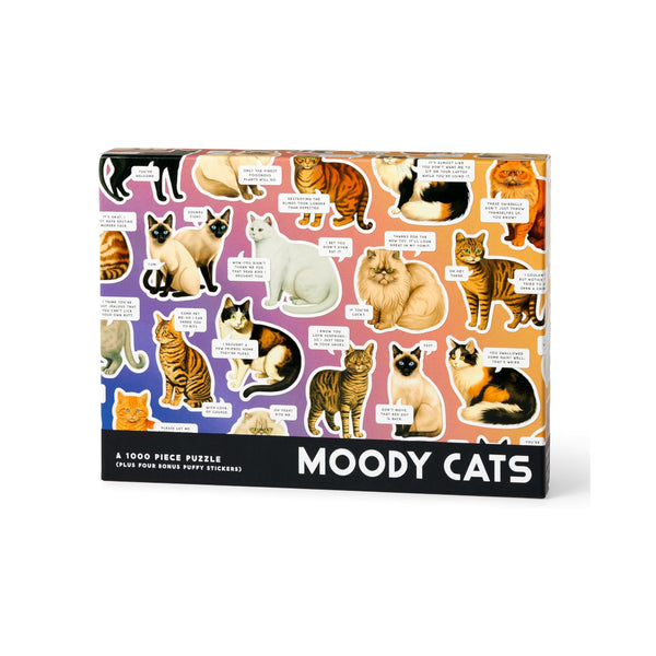 Brass Monkey 1000pc Puzzle - Moody Cats