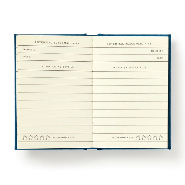 Brass Monkey Tiny Diary - Future Blackmail 2.5x3.7" 112pg Lined Notebook