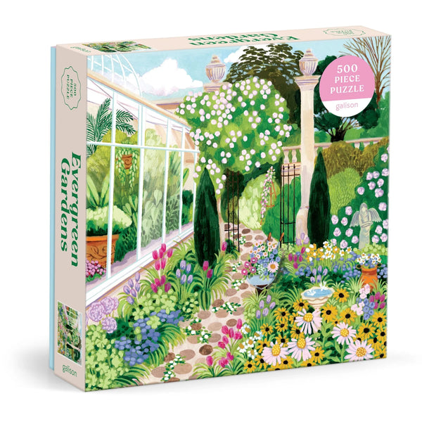 Galison 500pc Puzzle - Evergreen Gardens