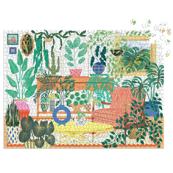 Galison 1000pc Foil Puzzle - Houseplant Haven