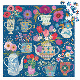 Galison 500pc Foil Puzzle - Potted Teacups