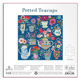 Galison 500pc Foil Puzzle - Potted Teacups