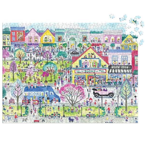 Galison 1000pc Puzzle - Michael Storrings Book Town