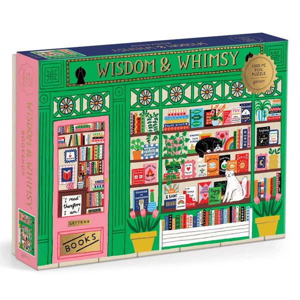 Galison 1000pc Foil Puzzle - Wisdom & Whimsy Bookshop