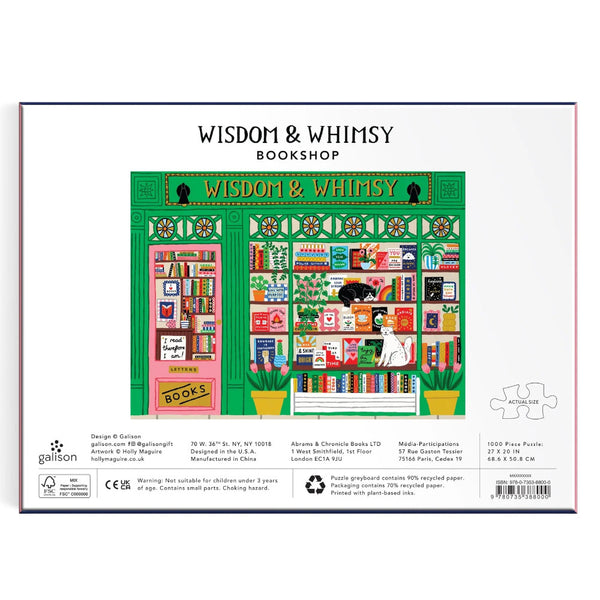 Galison 1000pc Foil Puzzle - Wisdom & Whimsy Bookshop