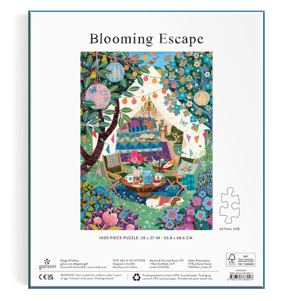 Galison 1000pc Puzzle - Blooming Escape