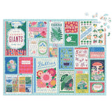 Galison 1000pc Puzzle - Ever Upward Botanist Bookshelf