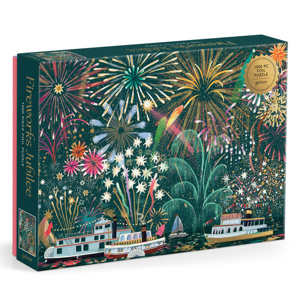 Galison 1000pc Foil Puzzle - Fireworks Jubilee